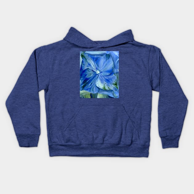 Hydrangea Kids Hoodie by feafox92